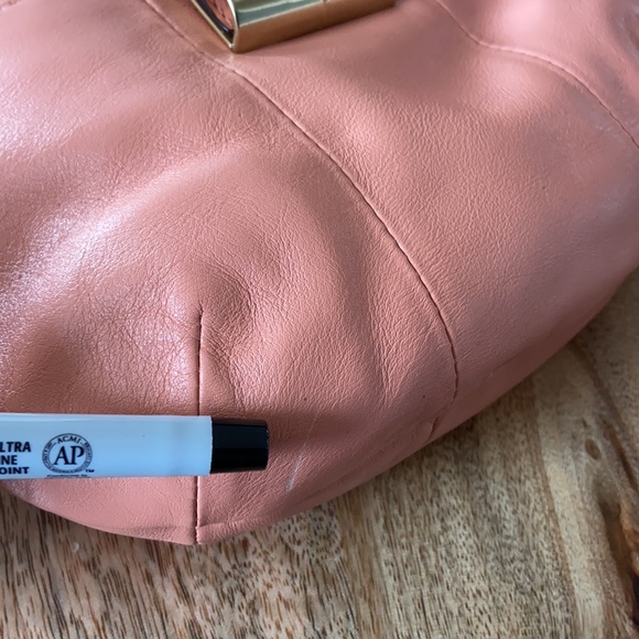 COACH Kristin Leather Top Handle Pouch - Picture 10 of 10